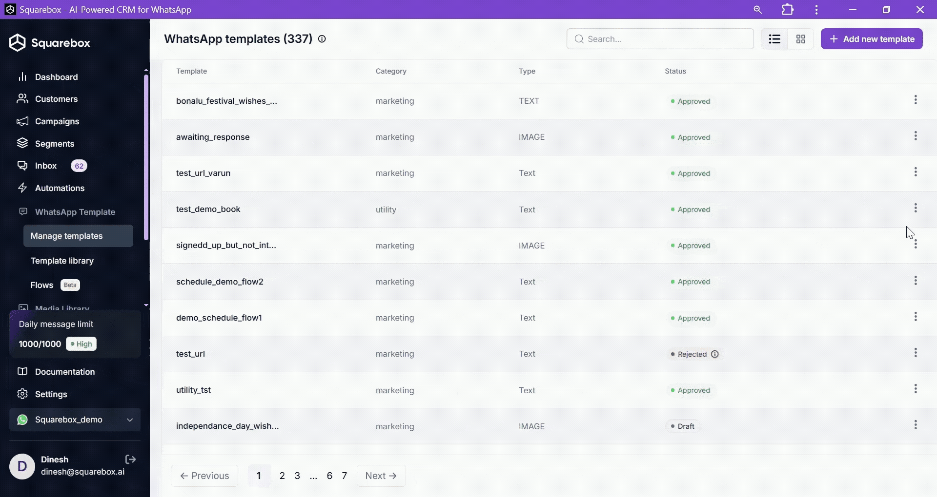 Feature overview